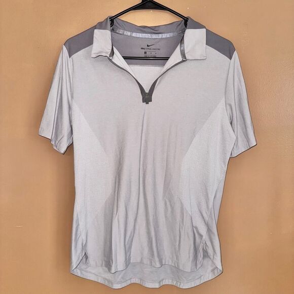 Nike Sportswear Men's Zonal Cooling Short Sleeve Athletic Tee T-Shirt Gray M - Picture 1 of 7